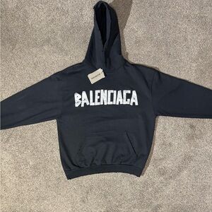 Medium Balenciaga tape-type hoodie